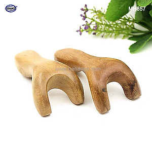 Dụng Cụ Mát xa Gỗ Bách Xanh (MH857) Cổ, vai, mắt, mũi, mặt, kiểu thái - Có mùi thơm dịu - Chăm sóc sức khỏe