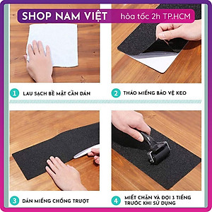 Miếng Dán Chống Trượt Cầu Thang PVC Cỡ Lớn, Chống Nước
