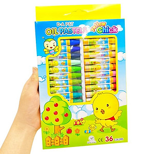 Sáp Dầu Gà Hộp Giấy HQ 36 Màu