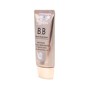 Kem nền siêu mịn tone tự nhiên BB Benew Special Snail Hàn Quốc tinh chất ốc sên SPF 50 PA+++ ( 50ml) - Hàng Chính Hãng