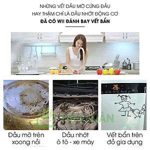 Bột tẩy rửa đa năng sản xuất từ đá NHAM THẠCH NÚI LỬA, DẦU DỪA, DẦU CỌ không hại da tay TÂM LUÂN Chổi lau tẩm dầu- HÀNG CHÍNH HÃNG