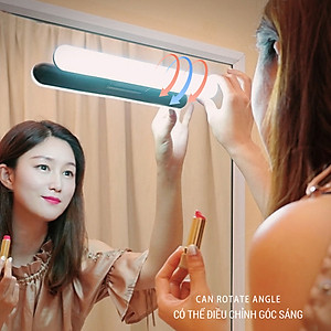 Đèn Trang Điểm, Đèn Đọc Sách Đa Năng Tháo Được, Điều Chỉnh Độ Sáng Dùng Pin Sạc 