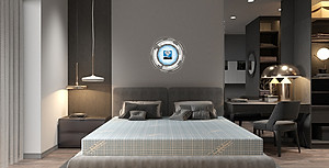 Nệm cao su Kim Cương Massage 180 x 200 x 10cm