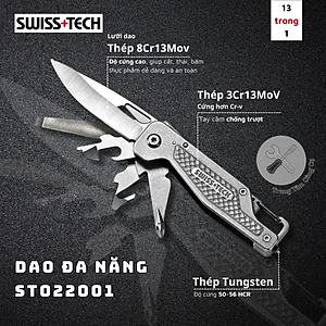 Dao đa năng cao cấp 13 trong 1 SWISS+TECH ST022001 - Hàng chính hãng