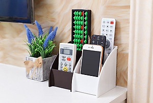 Khay đựng điều khiển/ remote 3 ngăn đa năng Yamada - Made in Japan