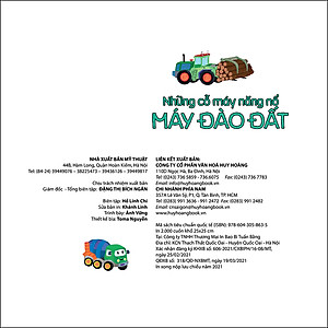 Sách Busy Machines - Digger: Những Cỗ Máy Năng Nổ - Máy Đào Đất (Song Ngữ Anh - Việt)