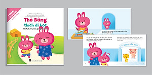 Full Set Ehon Kỹ Năng Sống Thỏ Bông- Phát Triển Tư Duy Tích Cực Cho Bé ( Song Ngữ Việt Anh) Bộ 10 Cuốn - Tặng Vòng Dâu May Mắn Cho Bé