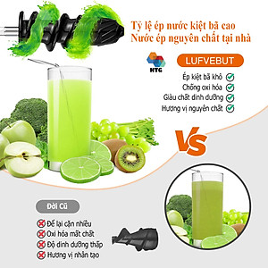 Máy Ép Chậm Ngang LUFVEBUT BP-800 hai tốc độ ép chậm biến đổi, dễ dàng vệ sinh, hàng chính hãng