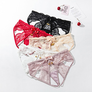 Quần lót lọt khe nữ xẻ mông gắn chuông