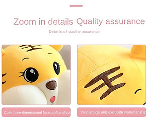 Gấu bông hổ ôm bình sữa siêu dễ thương – Quà tặng thú nhồi bông cọp má phệ bú bình – Size từ 50 cm đến 80 cm – Gối ôm hổ milk cho bé ngủ ngon