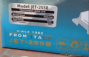 Máy cắt nhôm cao cấp JETMAN 255B - Tặng lưỡi cắt