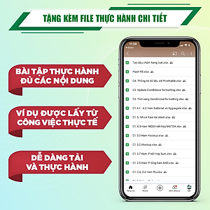 Sách Excel Tin Học Văn Phòng Từ Cơ Bản Đến Nâng Cao, Tặng Video Hướng Dẫn + File Thực Hành
