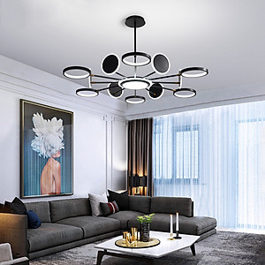 Đèn thả HAIRI phong cách hiện đại với 3 chế độ ánh sáng - kèm điều khiển từ xa.