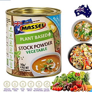 Hạt nêm rau củ Massel Úc 100% từ rau củ thảo mộc bảo vệ sức khỏe, dành cho ăn chay, ăn mặn, ăn kiêng và cho bé ăn dặm - QuaTangMe Extaste