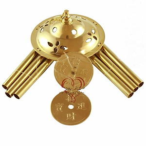 Chuông gió đồng phong thủy 6 thanh