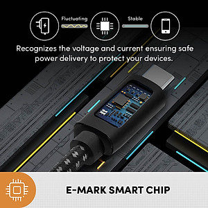 Dây sạc type-C to C PROLiNK GCC_240G3 dài 2m, sạc siêu tốc 240W chuẩn PD 3.1, truyền dữ liệu 40Gbps, xuất hình ảnh 8K Ultra HD - Hàng chính hãng