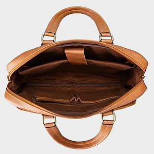 Cặp Công Sở Lata ( Thời trang nam basic đựng laptop 15 inch - Cặp da CA32 )