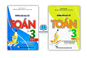 Sách - Combo Hướng Dẫn Học tốt Toán Lớp 3 - Tập 1 + 2 ( Dùng Kèm Sách Giáo Khoa Cánh Diều)