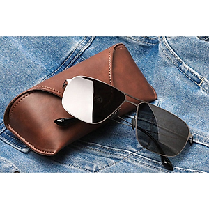 Xiaomi Xiaomi Mijia cổ điển vuông kính mát Pro khung thép không gỉ Nylon ống kính phân cực UV bảo vệ chống lại dầu vết bẩn screwless