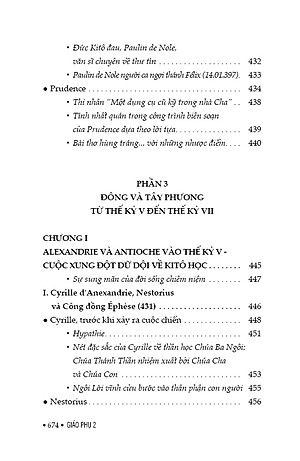 GIÁO PHỤ - Tập II  - Thế Kỷ IV-VIII
