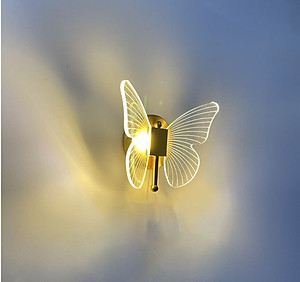 Đèn tường LED hình con bướm độc đáo trang trí nội thất hiện đại - 3 chế độ ánh sáng [ẢNH VIDEO THẬT 100%]