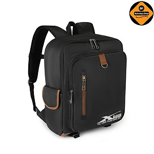 Balo Laptop Thời Trang Cao Cấp Xbags XB3101 Màu Đen, Thiết Kế Dạng Hộp Lớn Nhiều Ngăn, Chống Nước Chống Sốc, Cá Tính, Phù Hợp Đi Làm Đi Học!