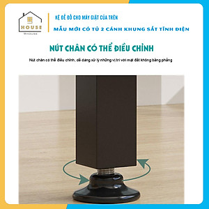 Kệ máy giặt 3 tầng Có Tủ KMG06 thương hiệu 9House,kệ để đồ trên máy giặt loại khung thép dày dặn sơn tĩnh điện chống bong tróc, gỗ lõi xanh phủ melamine chống nước cực bền, ,Sản xuất tại Việt Nam - Hàng chính hãng
