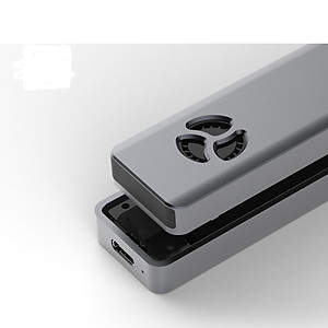 External CNC Type-C M.2 to USB 3.1 Enclosure Adapter ,M.2 SSD Case for 2230 2242 2260 2280 NVMe SSD NGFF Tablets Laptops 2TB 10Gbps