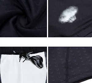 Quần Bơi Nam Thiết Kế Vảy Cá Mập Cleacco Chống Thấm Nước , Nhanh Khô Tặng Kèm Nón Bơi và Bịt Tai Silicon Cao Cấp