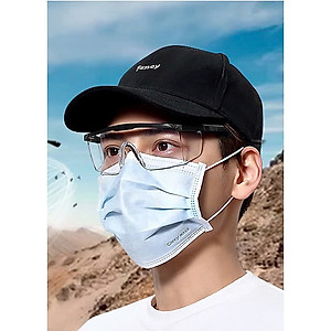 Mắt kính bảo hộ lao động, Kính bảo hộ trong suốt bảo vệ mắt hỗ trợ phòng dịch, chắn gió bụi chống tia UV tròng trong suốt