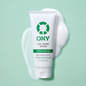 Sữa rửa mặt cho nam Oxy sạch dịu nhẹ, kiềm dầu dạng kem Oxy Oil Acne Wash 100g