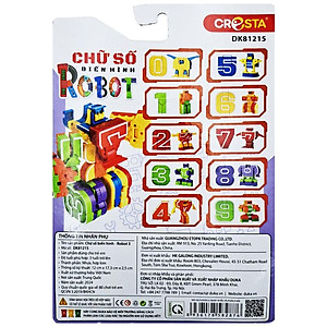 Đồ Chơi Lắp Ráp Biến Hình Robot Chữ Số 3 - Cresta DK81215
