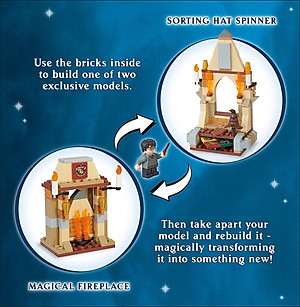 Sách LEGO Harry Potter Build Your Own Adventure: With LEGO Harry Potter Minifigure and Exclusive Model - LEGO Build Your Own Adventure (Hardback) (English Book)