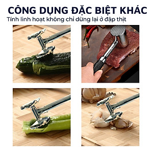 Búa đập thịt, tỏi, gừng, xả ... đa năng DandiHome cao cấp-Tiêu chuẩn quốc tế