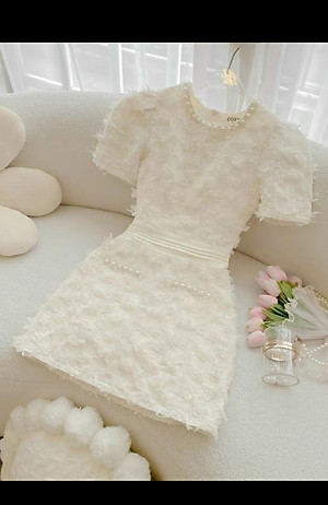 Đầm dự tiệc mặc cưới  -Size M kèm ảnh thật