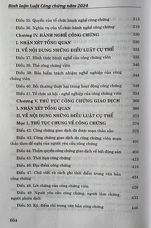 Bình Luận Luật Công Chứng Năm 2024