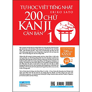 Sách Tự Học Viết Tiếng Nhật (Tập 1) - 200 Chữ Kanji Căn Bản