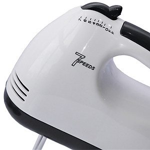 Máy Đánh Trứng Cầm Tay 7 Tốc Độ Công Suất Lớn Tặng Kèm 4 Que Đánh Cao Cấp Thép Không Gỉ - Hàng Chính Hãng - Hàng Nhập Khẩu