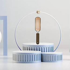 Dụng cụ chà gót chân loại bỏ da chết bằng thép không gỉ