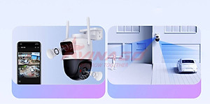 Camera Wifi IMOU 2 Mắt Ngoài Trời S7XP Cruiser Dual 6MP/10MP, quay 360 độ, đàm thoại 2 chiều - Hàng chính hãng