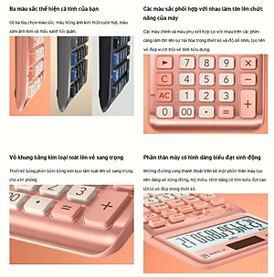 Máy Tính CASIO DF-120FM Cỡ Trung Bề Mặt Kim Loại Số To