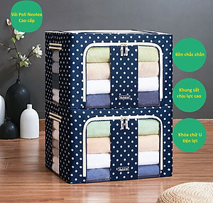 Bộ 3 Túi Đựng Chăn Màn Khung Sắt Gấp Gọn miDoctor (CÓ CHỌN MÀU)