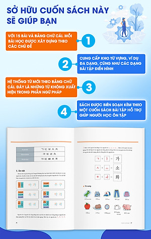 Sách - Tiếng Hàn Tổng Hợp Dành Cho Người Việt Nam - Sơ Cấp 1 Phiên Bản Mới (4 Màu)