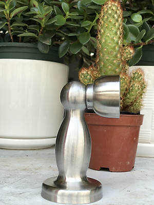 Hít chặn cửa nam châm inox chống va đập vào tường 