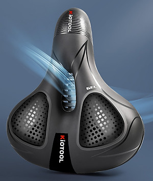 Yên xe đạp Kiotool gel êm ái chống nước phù hợp với mọi dòng xe đạp thể thao địa hình