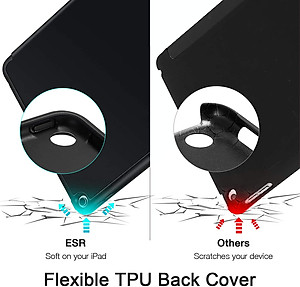 Bao da cho iPad Gen 8 10.2 2020 ESR Rebound Pencil Slim Smart Case (Có khe cắm bút Apple Pencil) - Hàng Nhập Khẩu