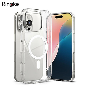 Ốp lưng cho iPhone 16 Pro Max/16 Pro/16 Plus/16 RINGKE Fusion Magnetic - Hàng Chính Hãng