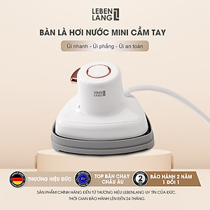 Bàn là hơi nước cầm tay mini Lebenlang LBL5283, công suất 800W, nhỏ gọn tiện lợi, bảo hành 2 năm - hàng chính hãng