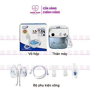 Máy xông khí dung OROMI TL-100-BG - Máy xông mũi họng cho trẻ em, người lớn - Hàng chính hãng