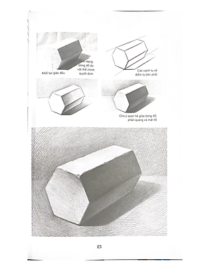 Bí Quyết Hội Họa - Luyện Vẽ Hình Khối - Vanlangbooks